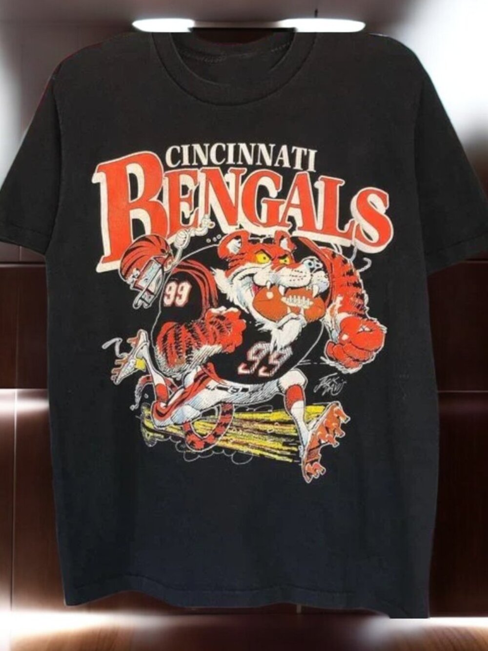 Vintage Style NFL Cincinnati Bengals Shirt, Football Shirt, Unisex T-Shirt